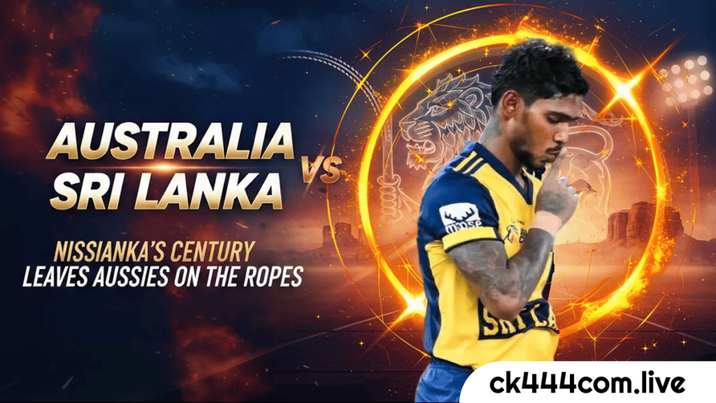 101 Australia vs Sri Lanka Nissankas Century Leaves Aussies on the Ropes
