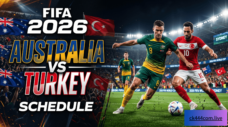 Australia vs Turkey 2026 FIFA Schedule : Vancouver Hosts Crucial Group D Battle on June 13 1 147 Australia vs Turkey 2026 FIFA Schedule 1